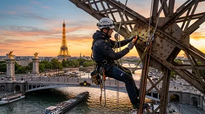 Purge de façade et mise en sécurité à Paris