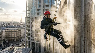 Nettoyage et démoussage de façade à Paris