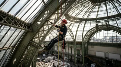 Travaux sur cordes à Montrouge